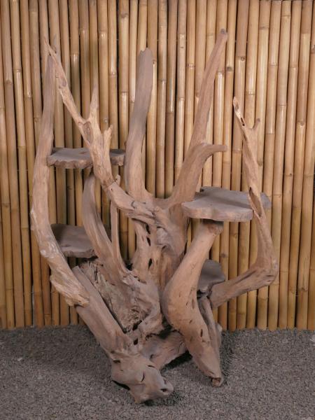 Product image 8 of the product “Shelf made of teak wood about approx. 150cm height ”
